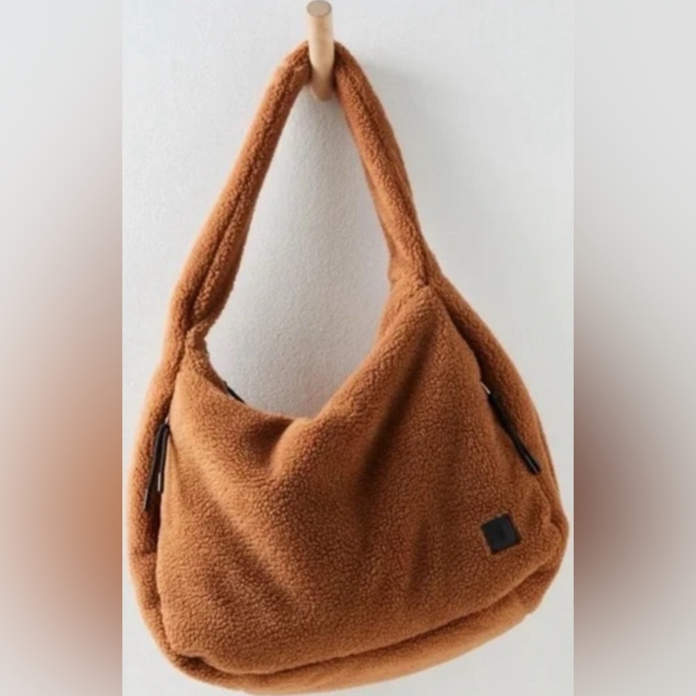 Free People Movement Cozy Carryall
Sherpa Tote Bag Purse Coco Teddy